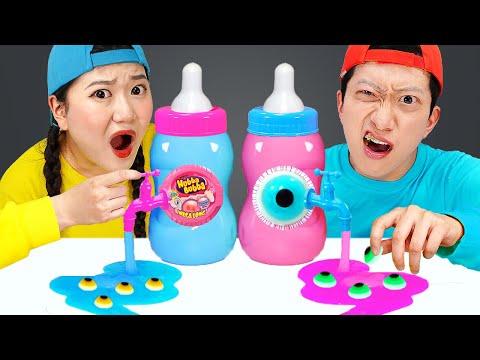 Hubba Bubba Challenge Bubble Gum MUKBANG by HUBABI
