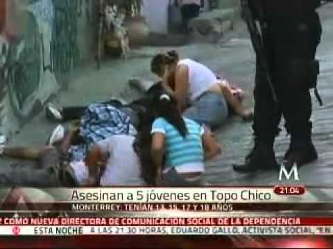 Asesinan a 5 jóvenes en Topo Chico, Nuevo León