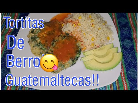 🇬🇹 TORTITAS DE BERRO Guatemaltecas/COMIDA CHAPINA/ RECETAS DE GUATEMALA
