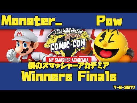 My Smasher Academia: Monster_ (Mario) vs. Pow (Pacman) - SSB4 Winners Finals