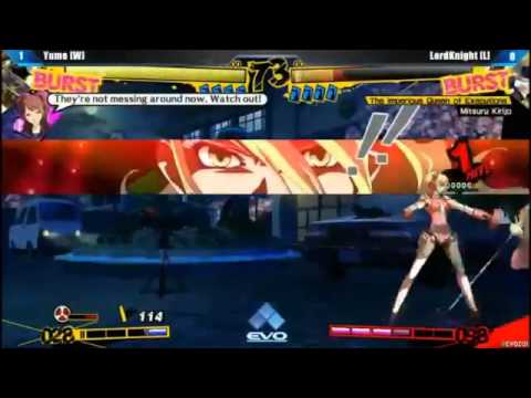 EVO 2013 - Persona 4 Arena Grand Final - Yume vs LordKnight