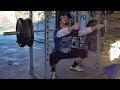 Vlog #77: 365lbs Zombie Front Squat | Easy 295lbs x 10 Squat | Farmer's Walk Conditioning