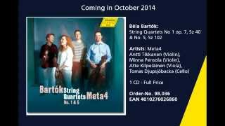 98036 Bartók: String Quartets No. 1 & 5 (Meta4)