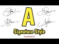 ✔️ How to make a signature - A Signature Style | Signature