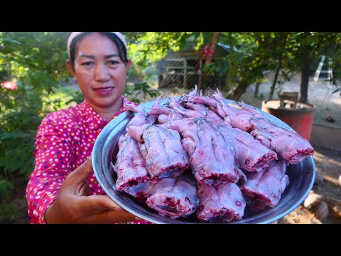 Tasty Frog Sour Soup June Plum Leaves - Frog Sour Soup Recipe - Simple Life Cooking