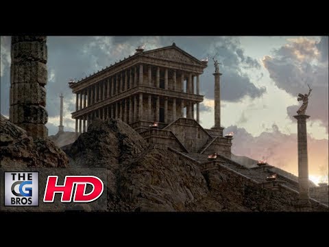 CGI Breakdown Matte Painting : "Wrath of the Titans" Temple 1 -  by Francesco Corvino