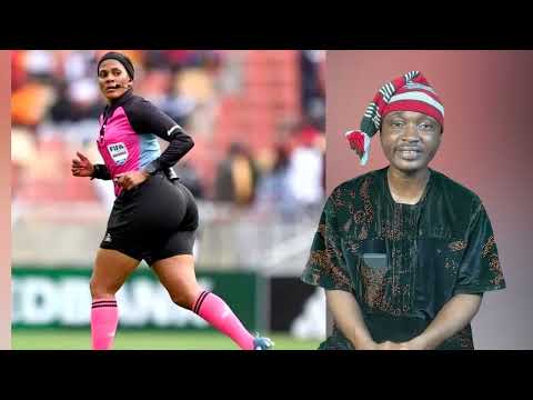 African Female Referee Matako For Nigeria Vs Equatorial Guinea AFCON Match