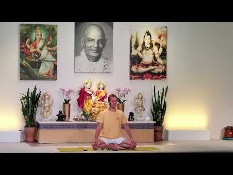 Yogastunde Mittelstufe "Ankommensstunde" mit Adrian - Yoga Vidya Live,  22.05.22, 16:30 Uhr