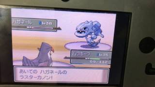 ポケモンプラチナ9ミオジム対トウガン！