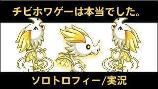 【城ドラ】ぶっ壊れとかいわれてるチビホワ使ってみたら本当だったソロトロフィー実況【めめるび】城とドラゴン