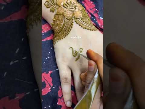 URDU NAME MEHNDI DESIGN #short #shortvideo #mehndi #mehndidesign