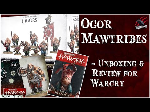 WARCRY OGOR MAWTRIBES UNBOXING REVIEW - GLUTTONS GUTBUSTERS - WARHAMMER WARCRY CARDS - Good Warband?
