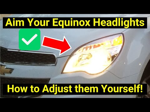 ✅ Chevy Equinox ● How to Aim Headlights on a Chevy Equinox or GMC Terrain 2010-2017