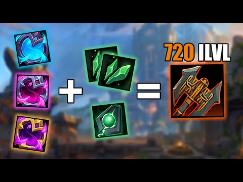 How to craft 720 ILVL gear | Crafting System Walkthrough