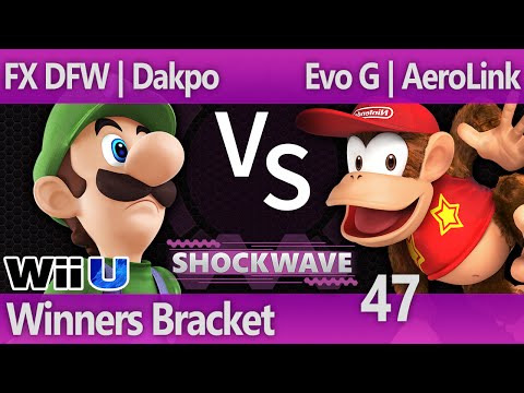 SW 47 Smash 4 - FX DFW | Dakpo (Luigi) vs Evo G | AeroLink (Diddy) - Winners Bracket
