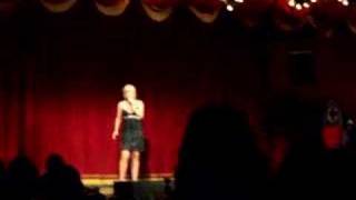 Samantha Moore singing in the Born to be a Star Competition