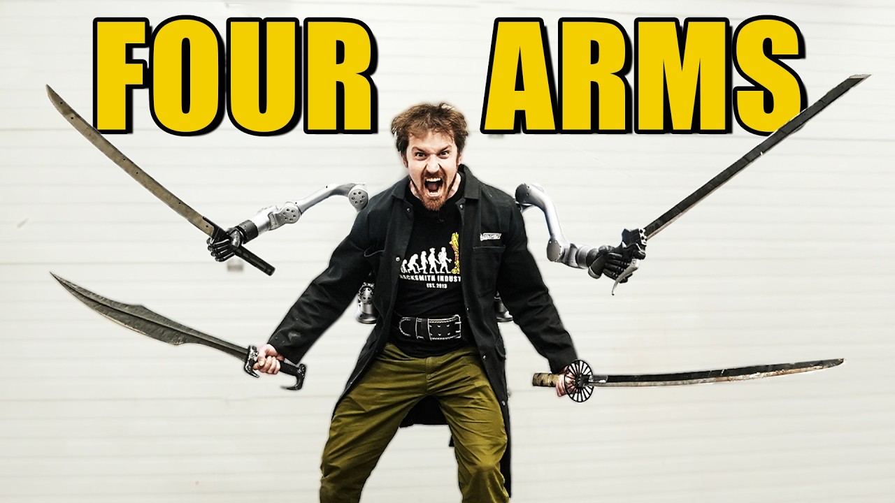 Becoming a CYBORG with TWO ROBOT ARMS!