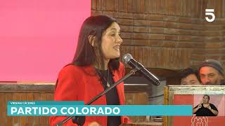 La candidata a intendenta Virginia Cáceres reconoció el triunfo de Mario Bergara | Canal 5 Uruguay