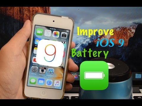 Improve iOS 9 battery life! No Low Power Mode!