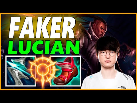 ⚡FAKER LUCIAN MID GAMEPLAY⚡SEASON 12 LEAGUE OF LEGENDS
