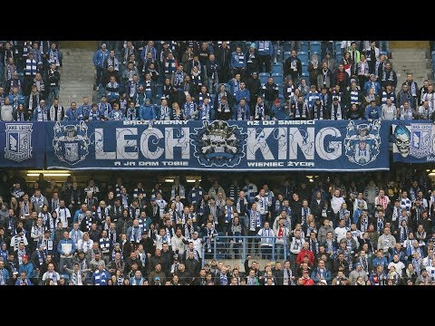 Doping kibiców Kolejorza Lech Poznań - Wisła Kraków (5.10.2019)