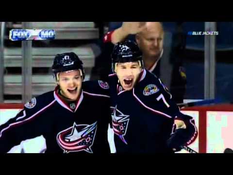 Jack Johnson's First Goal as a Blue Jacket + Interview