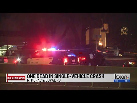 Single-vehicle crash on MoPac near Duval Road leaves one dead