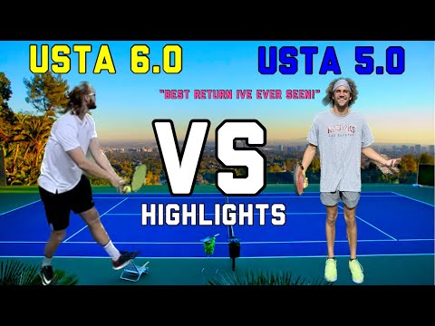 USTA 6.0 VS USTA 5.0 | AMAZING POINTS