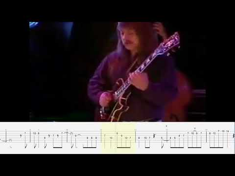 Clint Strong REH Jazz Solo Examples - Animated Tab