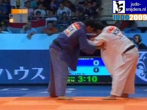 Judo 2009 Rotterdam: Hesham Mesbah (EGY) - Kyu-Won Lee (KOR) [-90kg].
