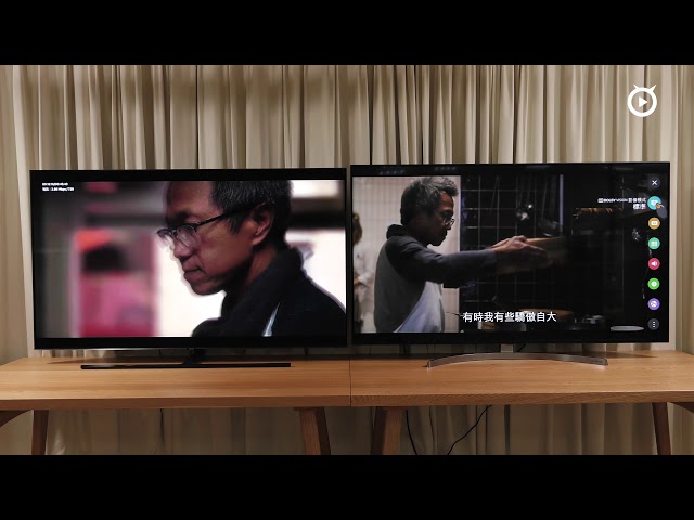 Samsung 65Q9F QLED TV vs LG 65SK8500 Super UHD TV - NETFLIX（主廚的餐桌）【Mobile01】
