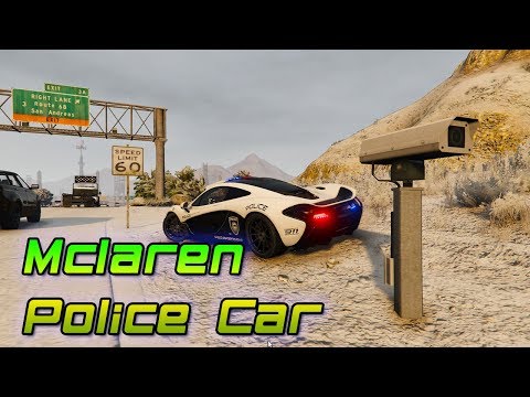 GTA 5 LSPDFR -  Mclaren Police Car - Fast as hell!