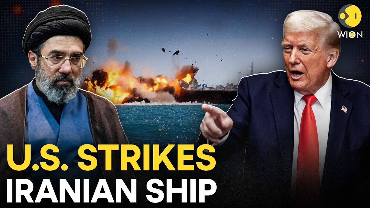 Hormuz Blockade LIVE: US Strikes Iran-Flagged Ship in Strait of Hormuz Showdown | WION