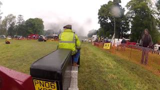 preview picture of video 'Burrell showman traction engine 120616 Castle Fraser round the ring'