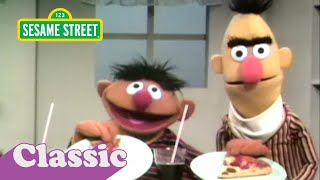 Ernie Has More Pizza Than Bert | Sesame Street Classic