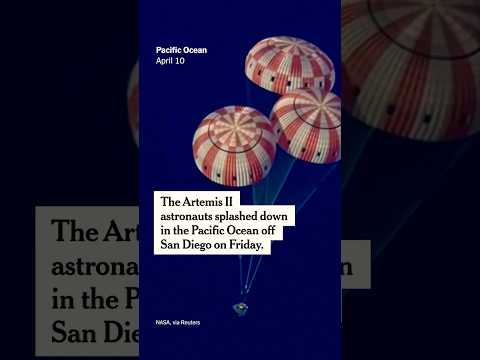 Artemis Astronauts Splash Down After Historic Lunar Flyby
