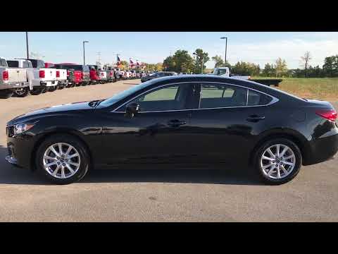 2014 MAZDA 6 SPORT 6 SPEED I SPORT JET BLACK MICA WALKAROUND $14,499 SOLD! 7T396A