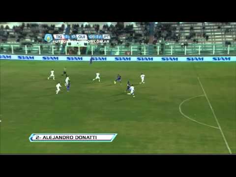 Gol de Donatti. Tigre 1 Quilmes 0. Fecha 19. Torneo Final 2013