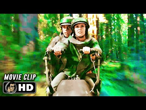 STAR WARS: RETURN OF JEDI Clip - "Speeder Chase on Endor" (1983) Sci-Fi