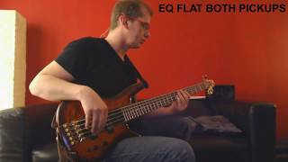 Video thumbnail for Ibanez SR2405W Premium Bass - Sound test - Aguilar Super Double pickups by KosmaBass
