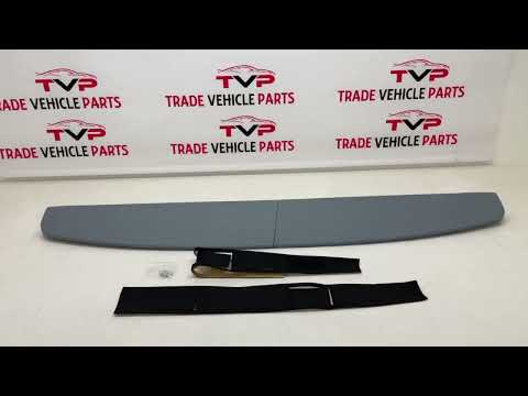 Fits Ford Transit Custom 2012-2022 Rear Twin Barn Door Roof Spoiler Primed video