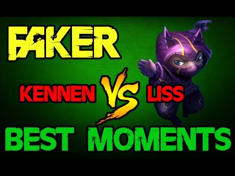 SKT T1 Faker as Kennen vs Lissandra | BEST MOMENTS