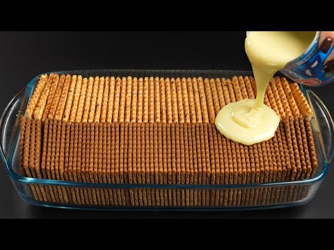 YOU MUST HAVE 1 pack of cookies and 1 can of condensed milk!  Make this dessert!  NO OVEN.