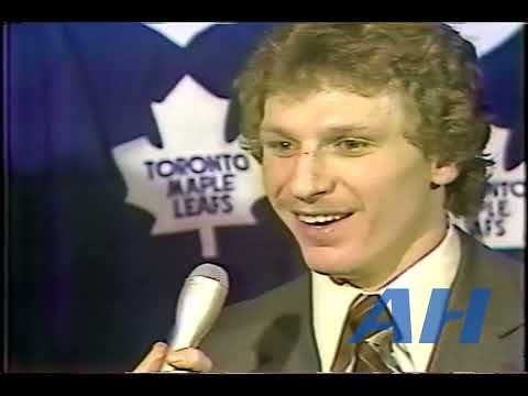 NHL Apr. 10, 1979 Rocky Saganiuk interview Toronto Maple Leafs Atlanta Flames
