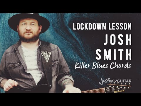 Josh Smith teaches Justin KILLER Blues chords!