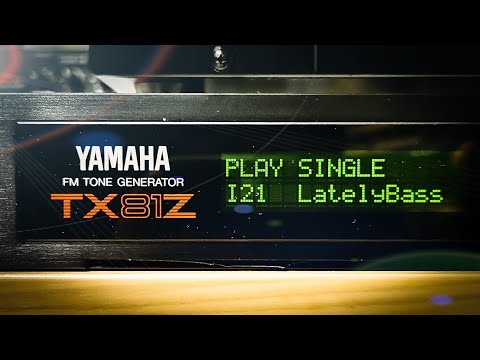 Yamaha TX81Z Rackmount FM Tone Generator 1987 - 1988 - Black image 4
