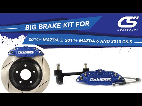 2014+ Mazda 3, 2014+ Mazda 6 and 2013 CX-5 Big Brake Kit