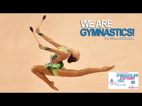 FULL REPLAY: 2015 Rhythmic Worlds, Stuttgart (GER) - Clubs & Ribbon Individual Apparatus Finals