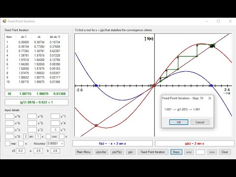 L05: Fixed Point Iteration ,Draw Polys, Functions, Nonlinear, Download VB Codes