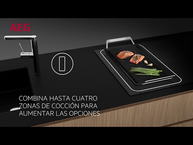 AEG IKE84445FB Placa de Inducción 4 Zonas 80cm Negra video